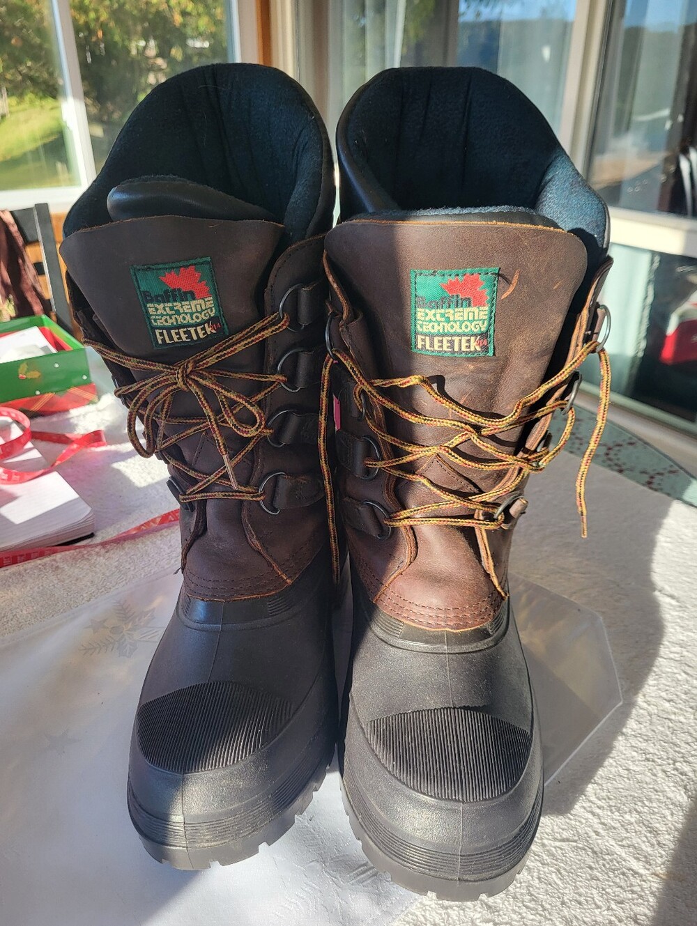 Baffin Extreme Tech Brown Waterproof Insulated Mens Boots Sz8 or Womens Sz 10.